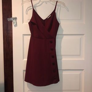 Urban Outfitters Maroon Slip Dress